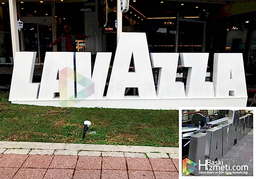 aluminyum kutu harf lavazza aluminyum kutu harf lavazza