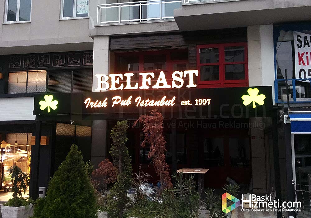 aluminyum kutu harf tabela akbati belfast aluminyum kutu harf tabela akbati belfast