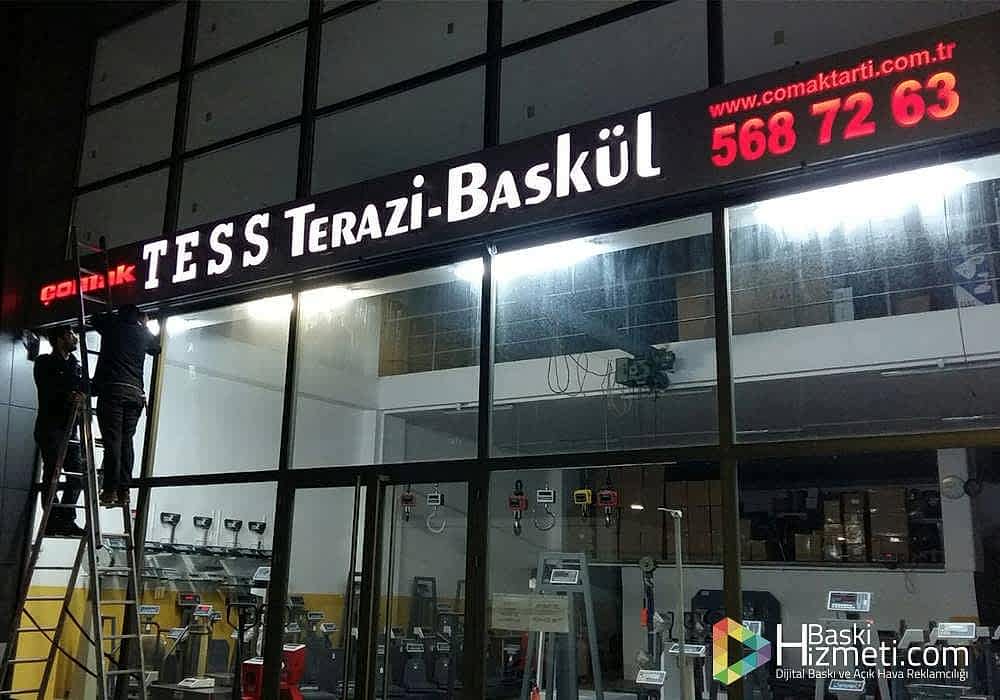 aluminyum kutu harf tabela yapımı aluminyum kutu harf tabela yapımı