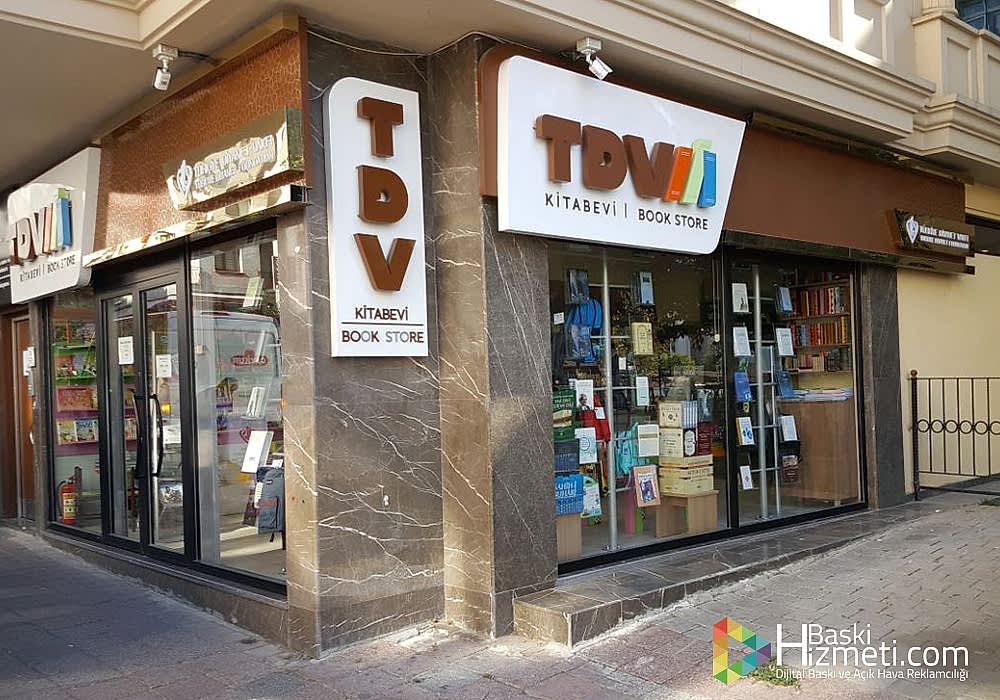 aluminyum kutu harf tdv kitapevi tabela aluminyum kutu harf tdv kitapevi tabela