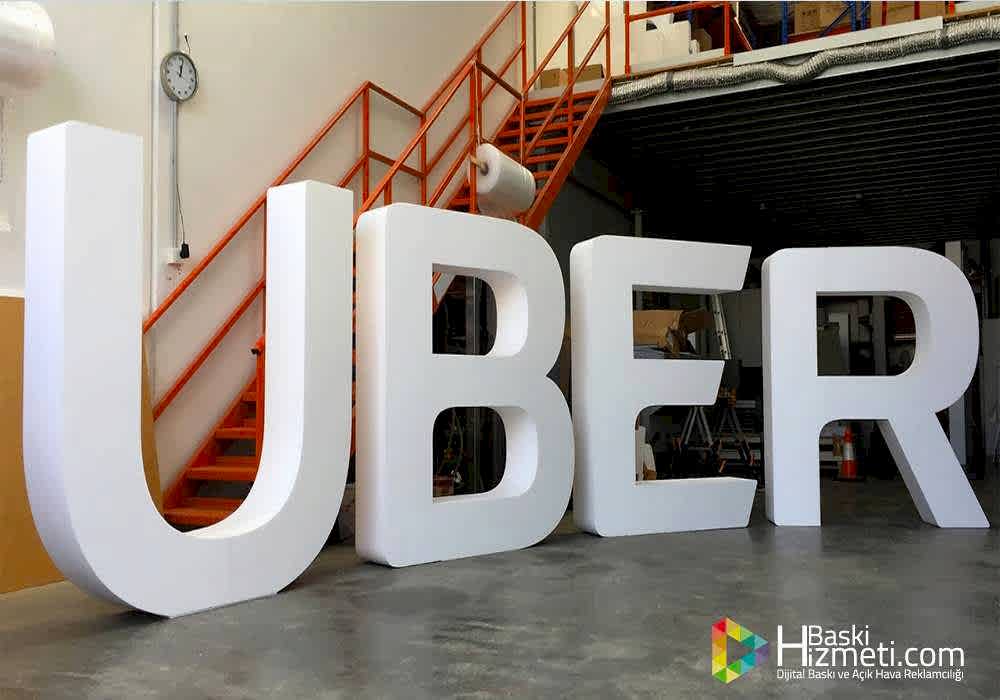 strafor reklam kutu harf çalışması