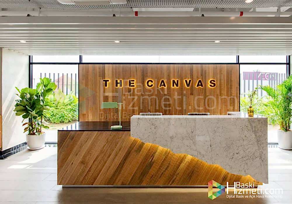 ofis tabelası karşılama masası arkası ofis tabelası karşılama masası arkası